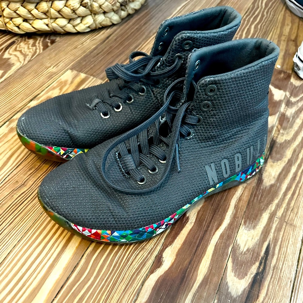 NoBull grey confetti edition high top lifter